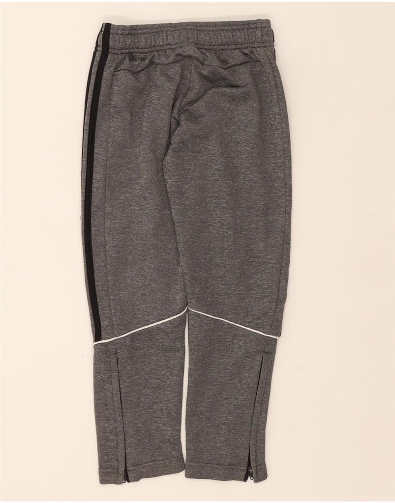 ADIDAS Boys Aeroready Tracksuit Trousers 7-8 Years Grey Polyester Vintage Adidas and Second-Hand Adidas from Messina Hembry 