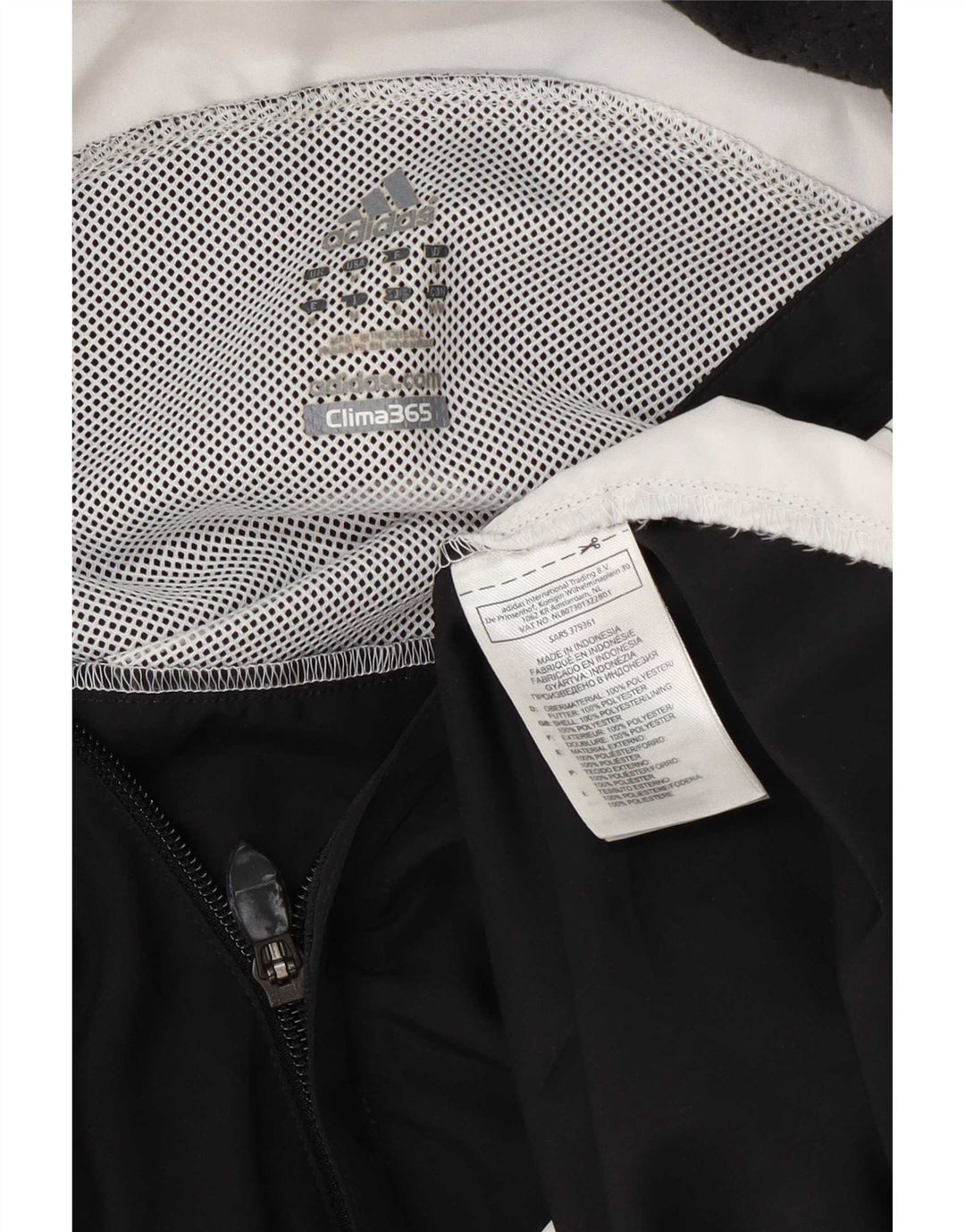 Adidas Mens Clima 365 Tracksuit Top Jacket Medium Black Colourblock