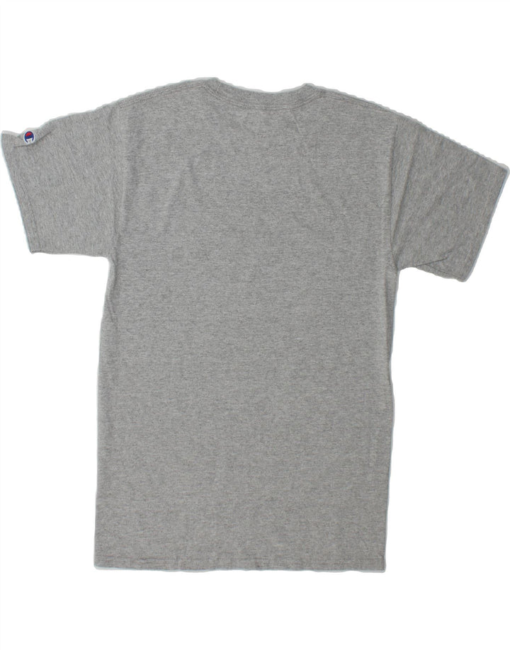 CHAMPION Mens Mustangs Graphic T-Shirt Top Small Grey Cotton Vintage Champion and Second-Hand Champion from Messina Hembry 