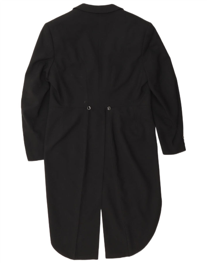 Vintage Mens Tailcoat Blazer Jacket UK 36 Small Black