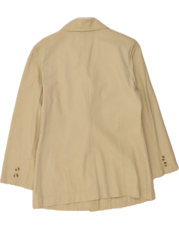 BETTINA Womens 3 Button Blazer Jacket EU 38 Medium Beige Vintage Bettina and Second-Hand Bettina from Messina Hembry 