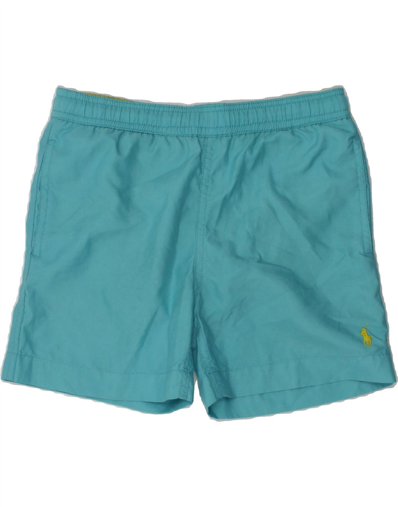 POLO RALPH LAUREN Boys Swimming Shorts 4-5 Years  Turquoise Polyester | Vintage Polo Ralph Lauren | Thrift | Second-Hand Polo Ralph Lauren | Used Clothing | Messina Hembry 