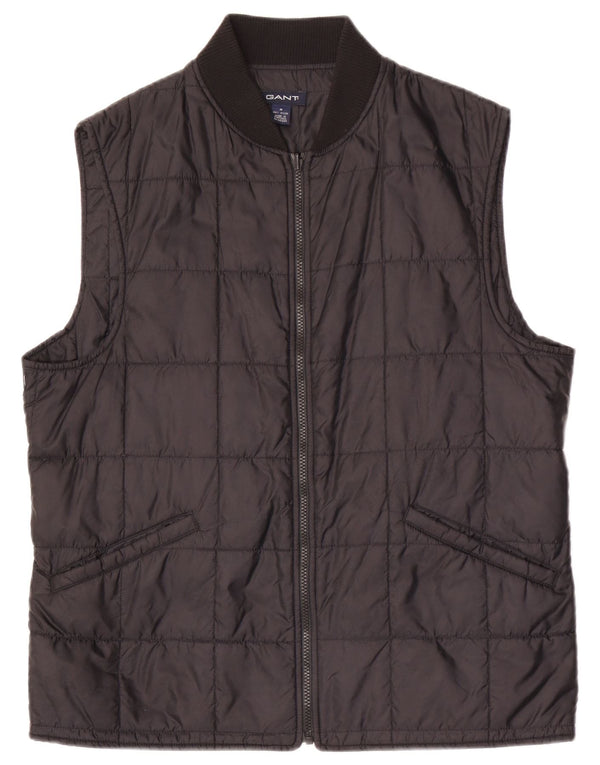 Gant Mens Liner Padded Gilet UK 38 Medium Black Nylon