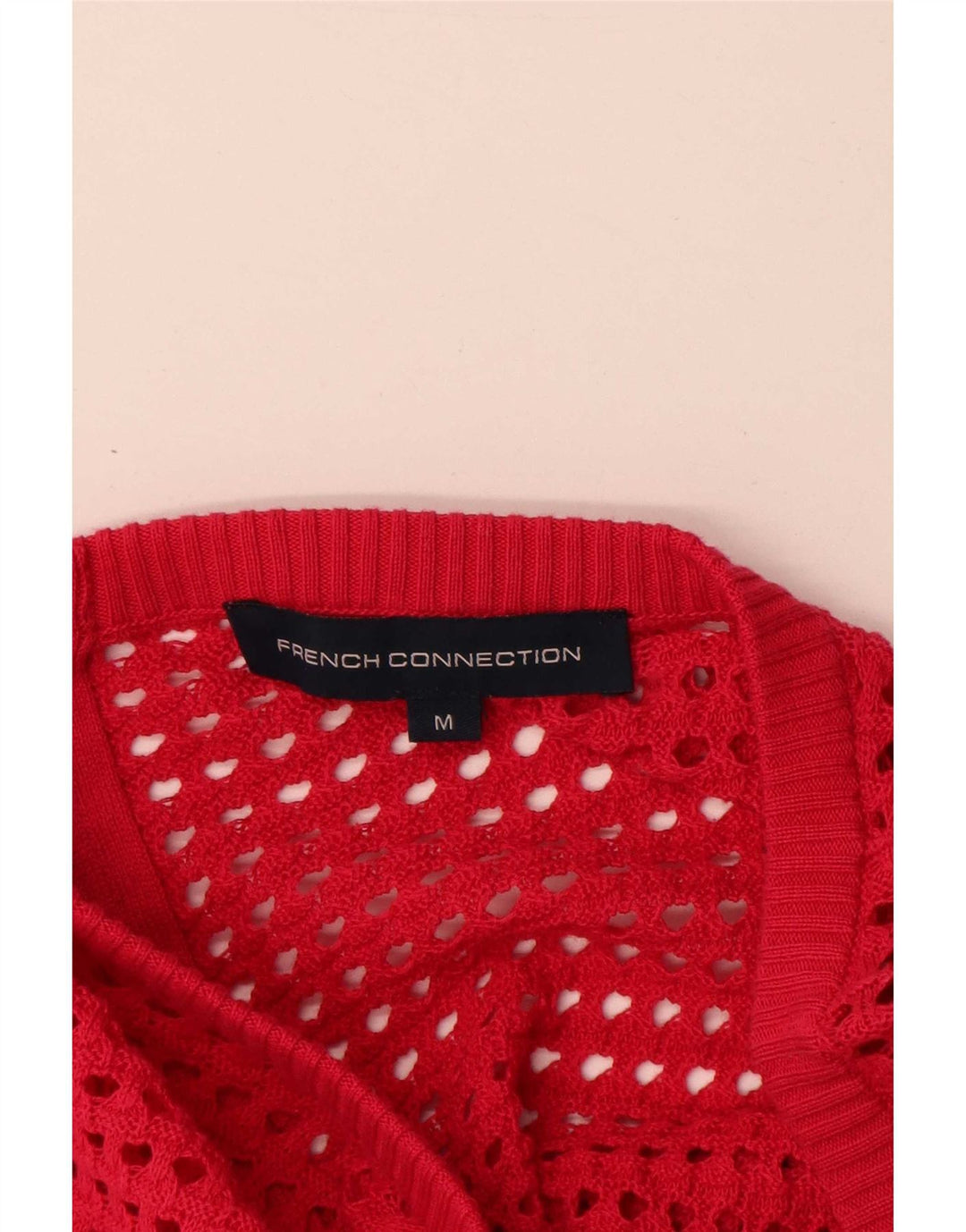 French Connection Womens Oversized Cardigan Sweater UK 14 Medium Red