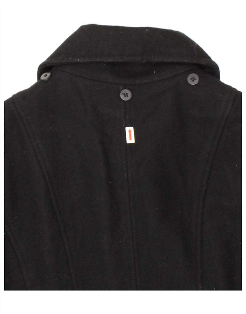 MICHAEL KORS Womens Overcoat US 14 XL Black Wool Vintage Michael Kors and Second-Hand Michael Kors from Messina Hembry 