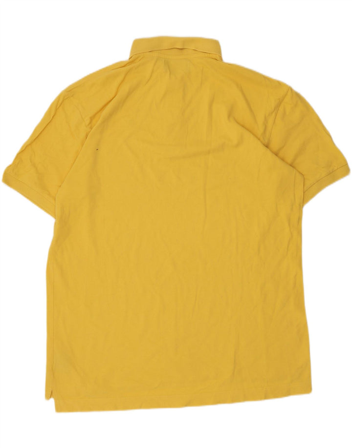 Kappa Mens Polo Shirt 2XL Yellow Cotton