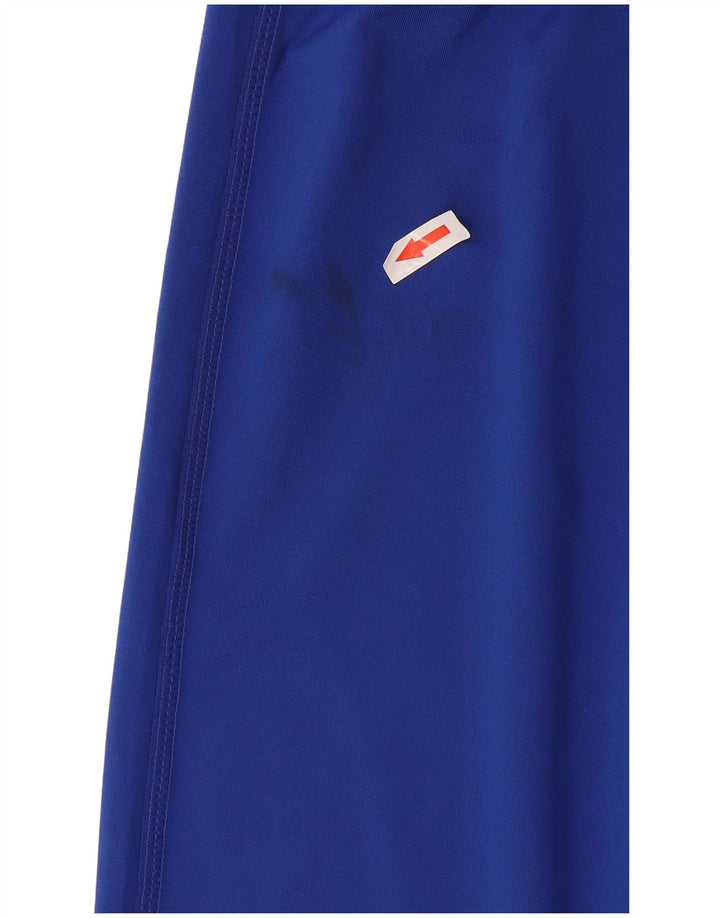 Adidas Womens Climalite Capri Leggings UK 12/14 Medium  Blue Polyester