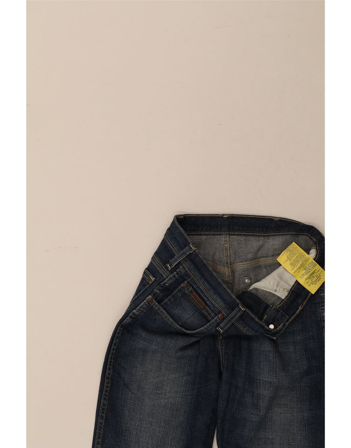 WRANGLER Womens Texas Stretch Denim Shorts W30 Medium Blue Cotton Vintage Wrangler and Second-Hand Wrangler from Messina Hembry 