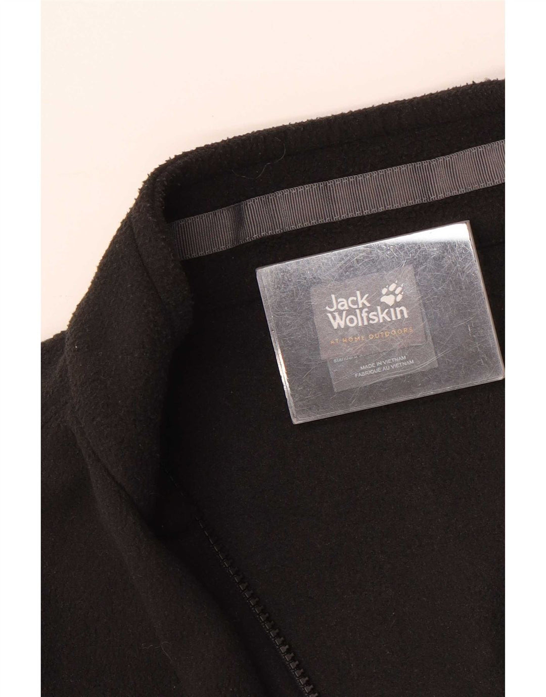 Jack Wolfskin Mens Fleece Jacket UK 36/38 Small Black Polyester