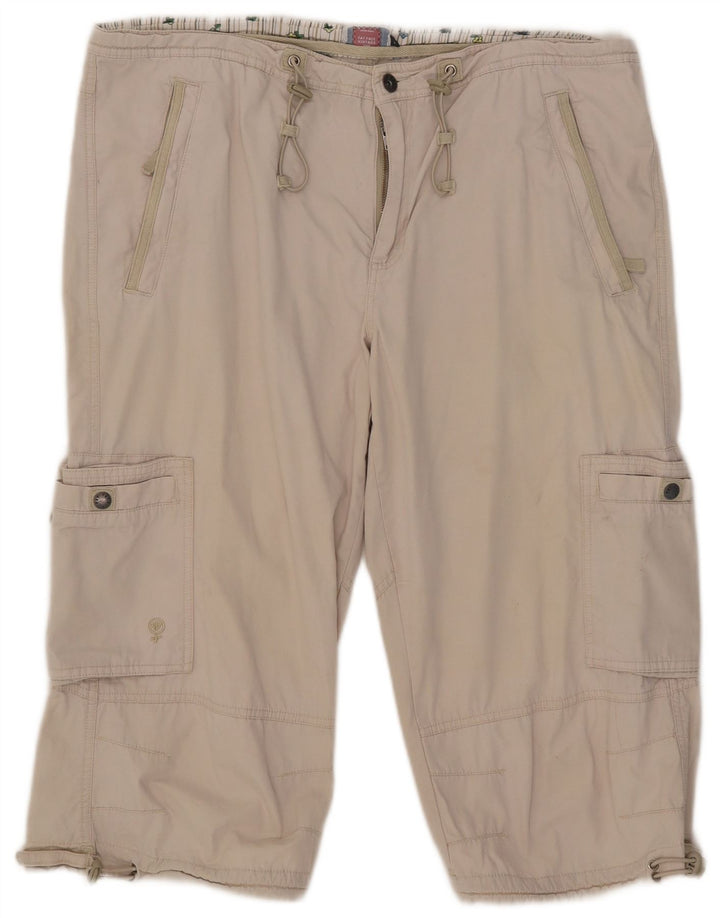 Fat Face Mens Cargo Shorts W38 XL Beige Cotton