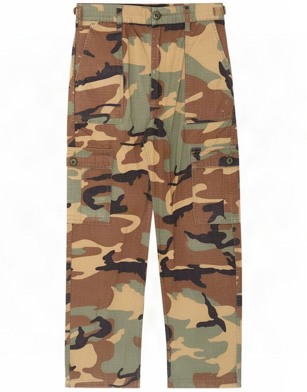 MOC Military Boys Cargo Trousers 14-15 Years Large W28 L25 Khaki Army