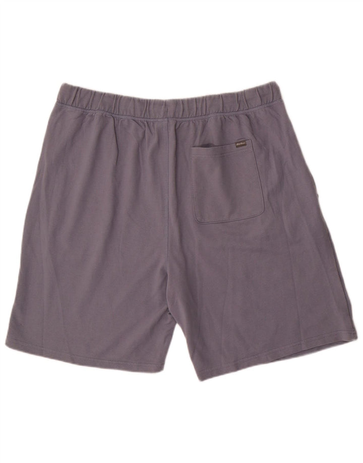 Eddie Bauer Mens Sport Shorts XL Grey Cotton