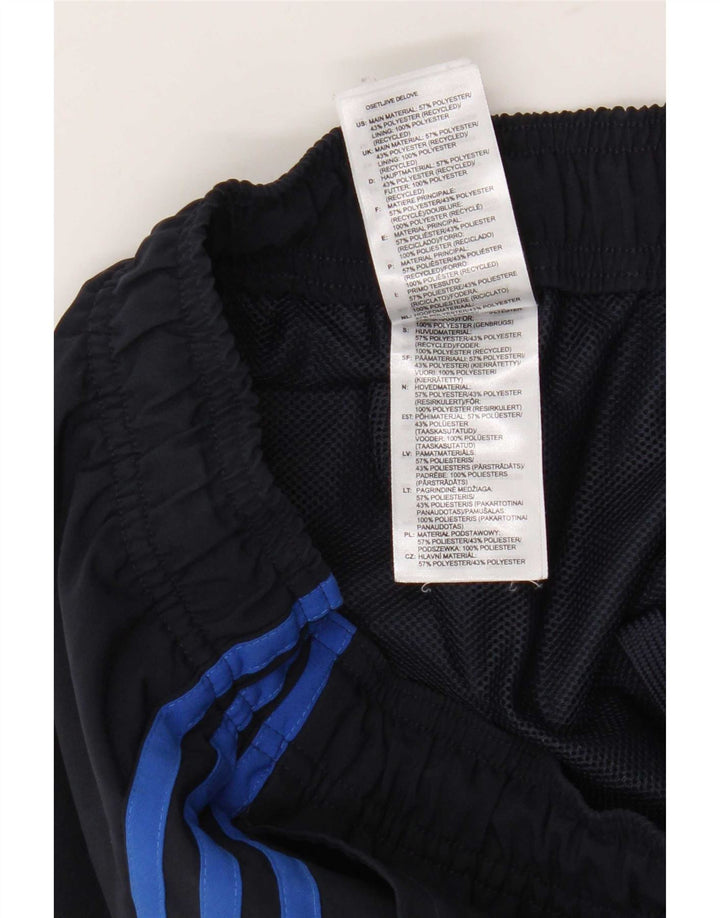 Adidas Mens Sport Shorts Medium Navy Blue Polyester