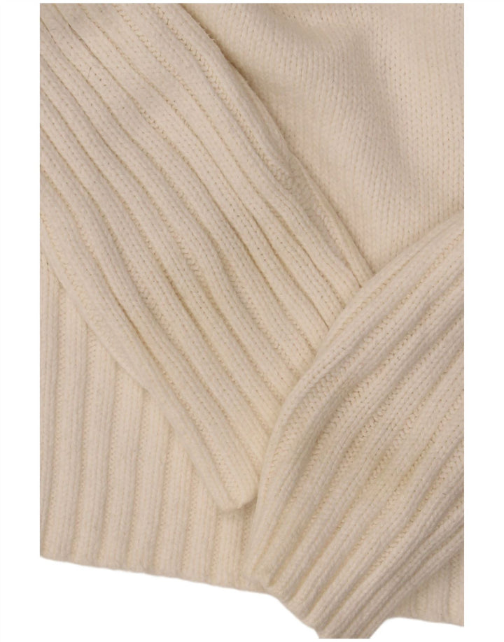 Marks & Spencer Womens Stretch Cardigan Sweater UK 16 Large White