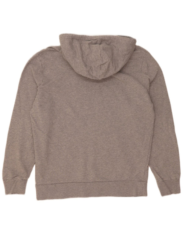 Levi's Mens Graphic Hoodie Jumper Medium Grey Cotton