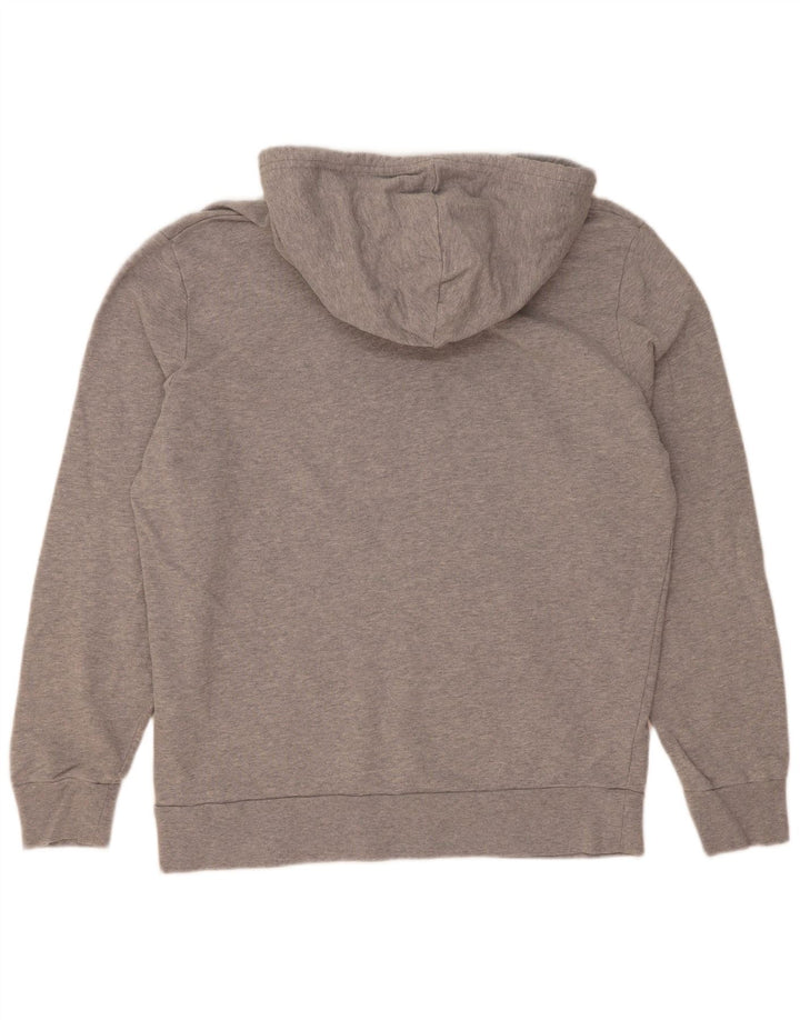 Levi's Mens Graphic Hoodie Jumper Medium Grey Cotton