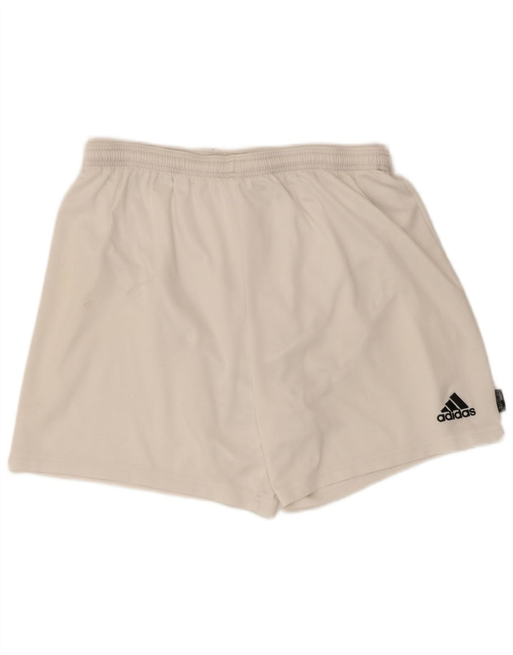 Adidas Mens Climalite Sport Shorts 2XL  White Polyester
