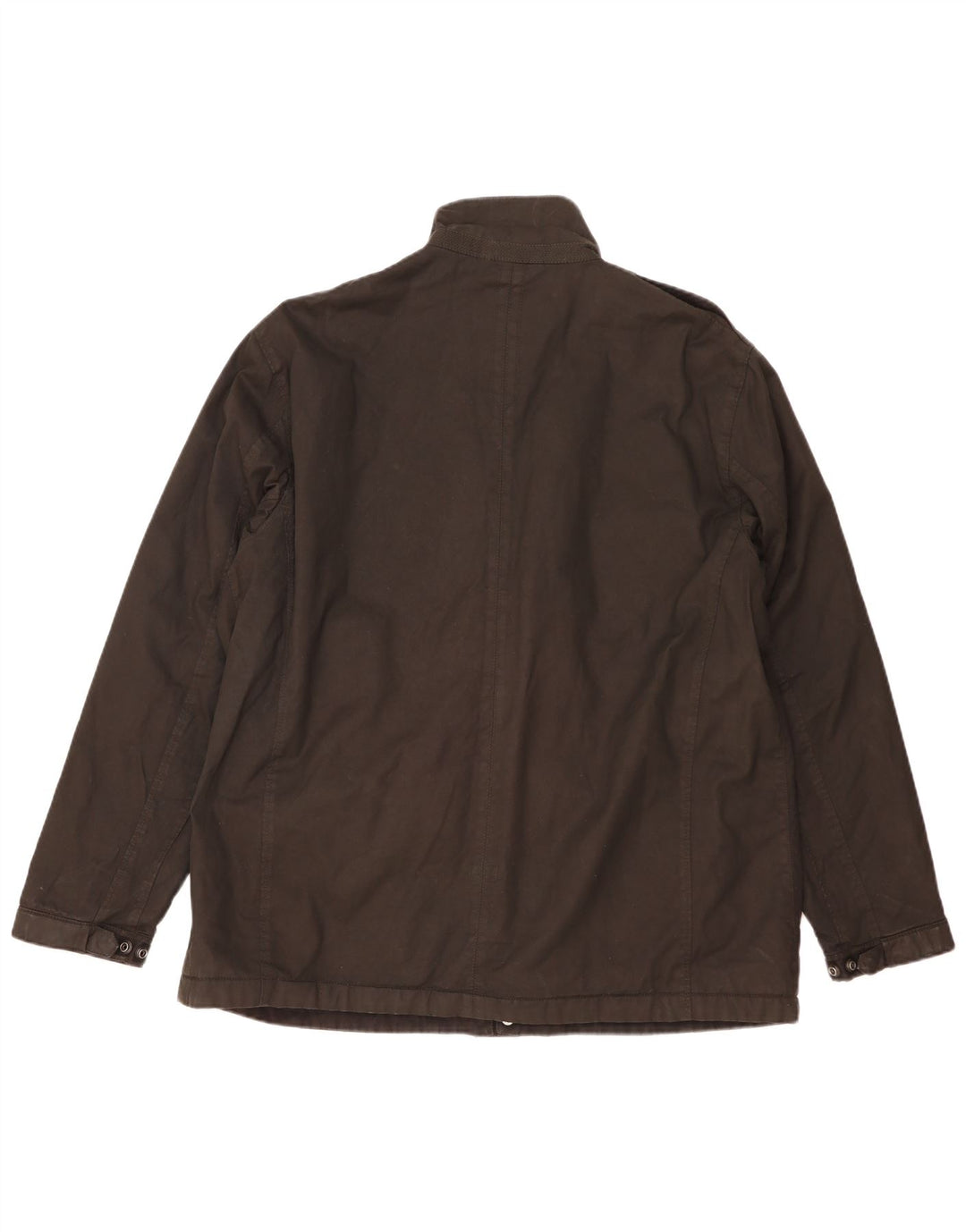 Marks & Spencer Mens Utility Jacket UK 44 2XL Black Cotton