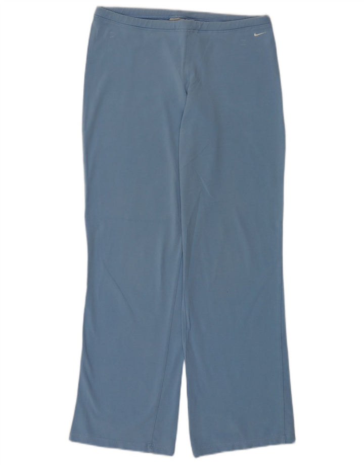 Nike Womens Tracksuit Trousers UK 8/10 Small  Blue Cotton
