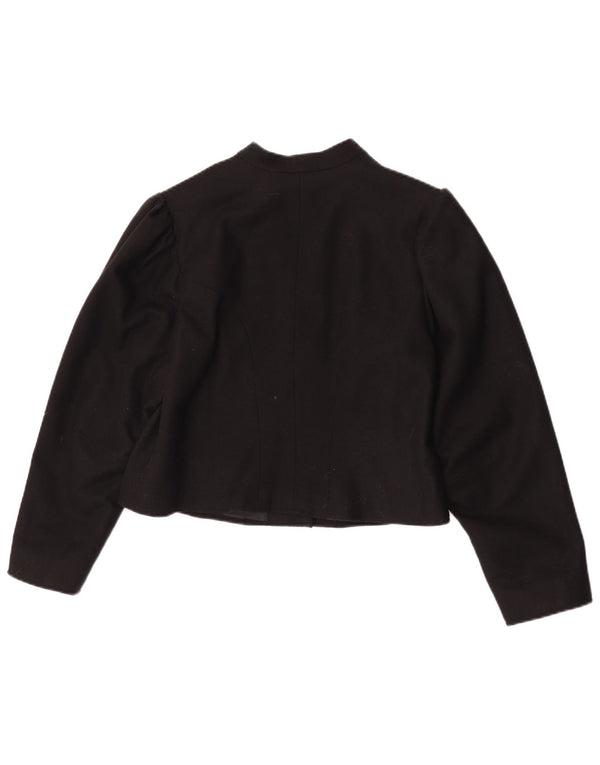 Vintage Womens Bolero Jacket UK 14 Medium Black