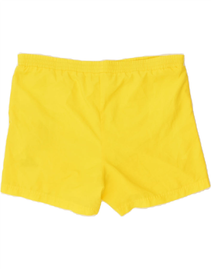 ADIDAS Mens Sport Shorts Large Yellow Polyester | Vintage Adidas | Thrift | Second-Hand Adidas | Used Clothing | Messina Hembry 
