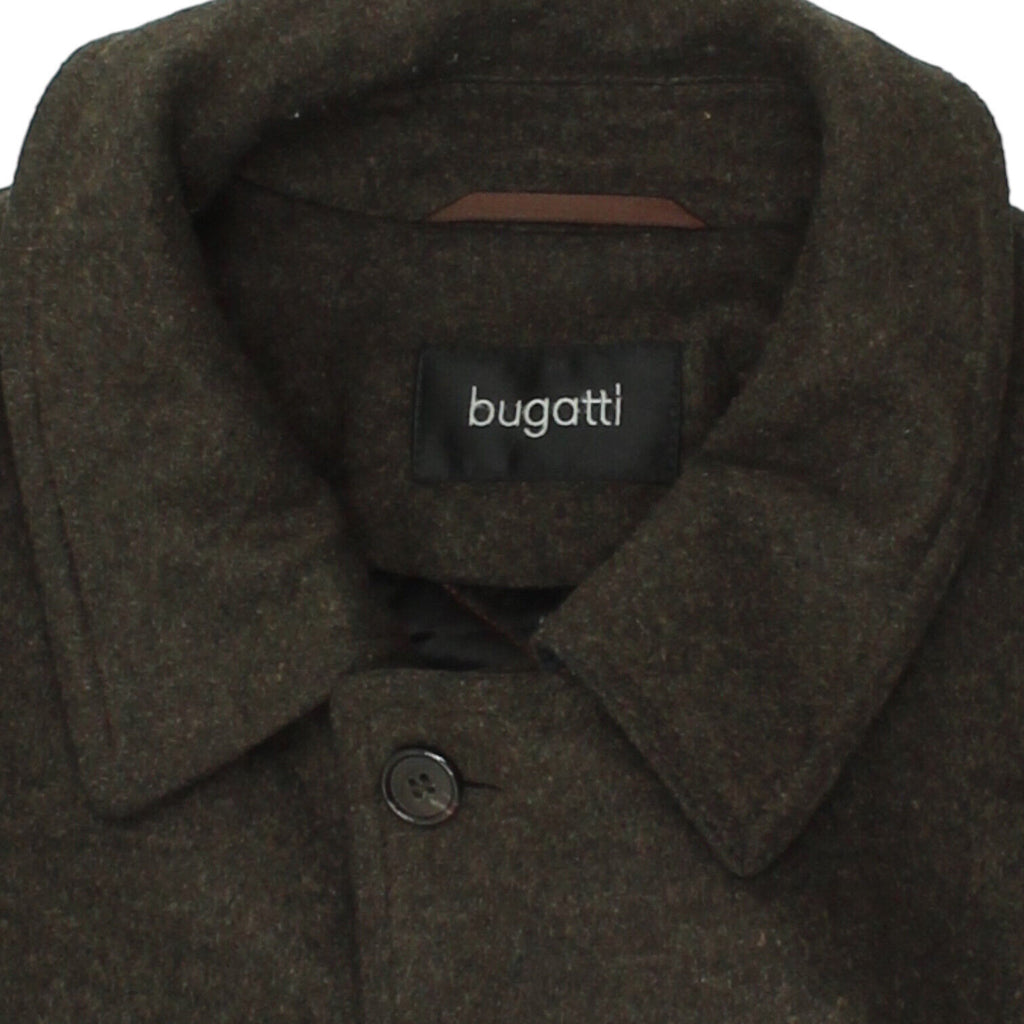 Bugatti Mens Long Brown Wool Cashmere Overcoat | Vintage High End Designer Coat | Vintage Messina Hembry | Thrift | Second-Hand Messina Hembry | Used Clothing | Messina Hembry 