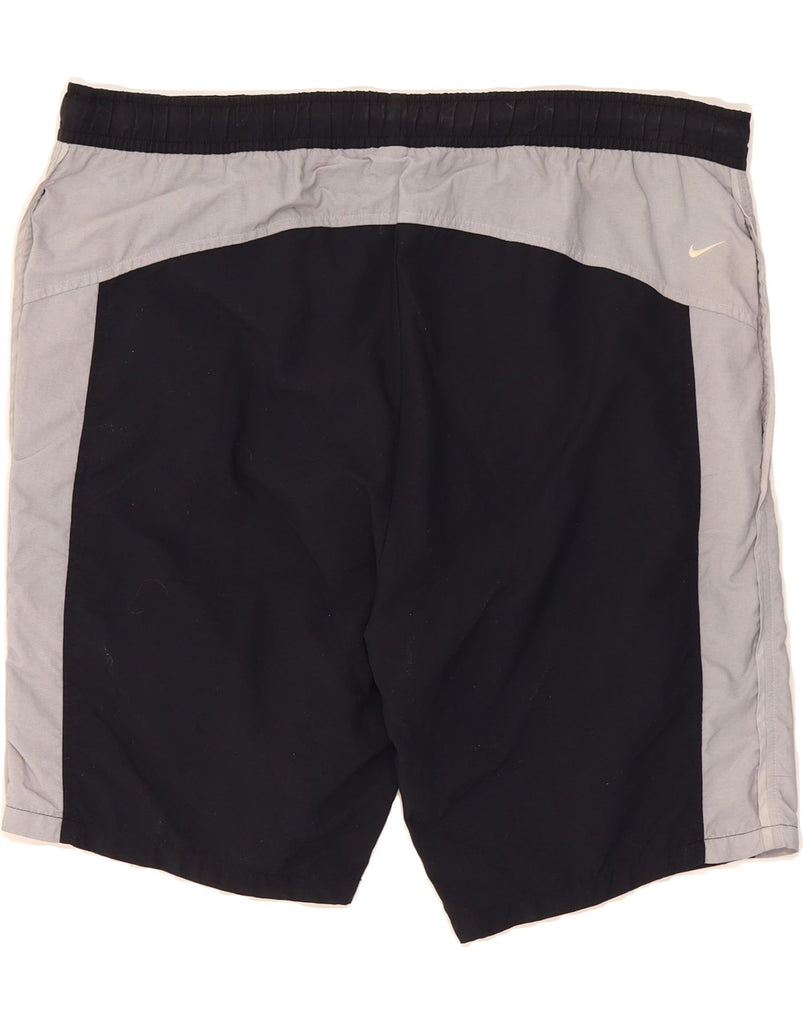 NIKE Mens Sport Shorts Medium Black Colourblock Vintage Nike and Second-Hand Nike from Messina Hembry 