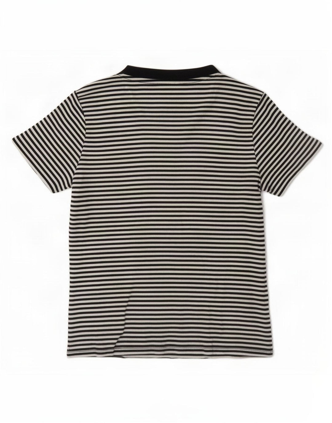Levi's Womens T-Shirt Top UK 14 Medium Black Pinstripe