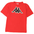 Kappa Mens Short Sleeve Regular Graphic T-Shirt Top Medium Red Cotton