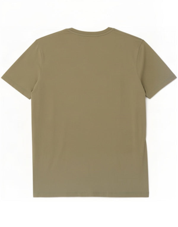Jack & Jones Mens T-Shirt Top Medium Khaki Cotton