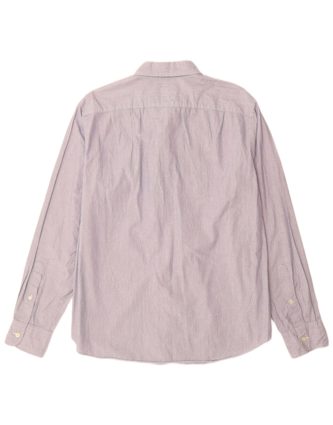 J. Crew Mens Tailored Fit Shirt Medium Blue Pinstripe Cotton