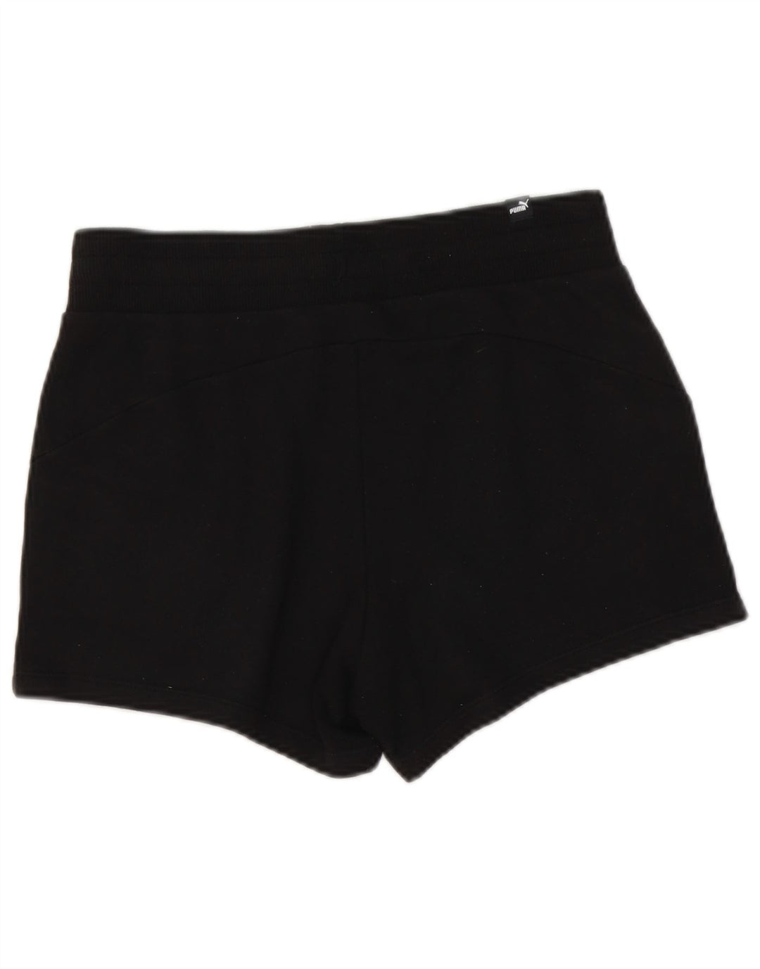 Puma Womens Sport Shorts UK 8 Small Black Cotton