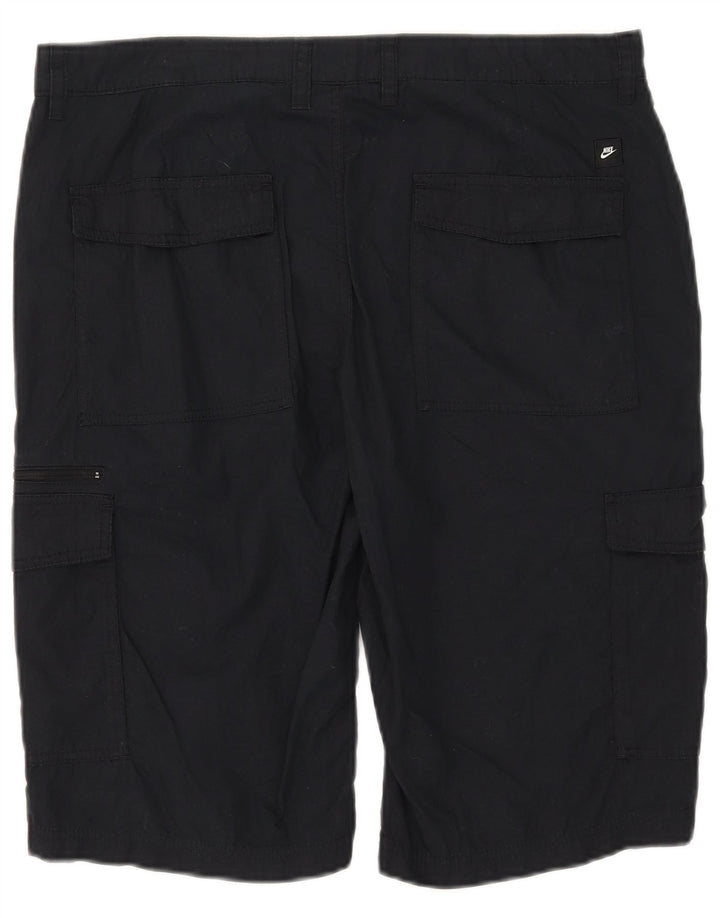 Nike Mens Cargo Shorts W36 Large  Black Cotton