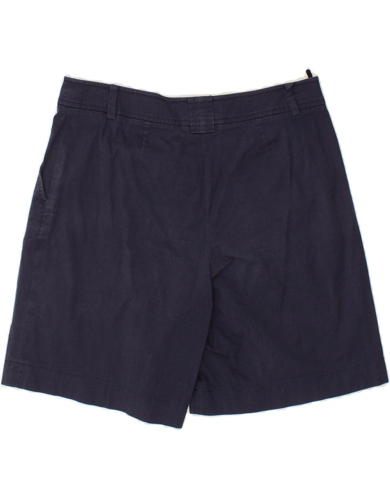 LUISA SPAGNOLI Womens Chino Shorts IT 44 Medium W30 Navy Blue Cotton Vintage Luisa Spagnoli and Second-Hand Luisa Spagnoli from Messina Hembry 