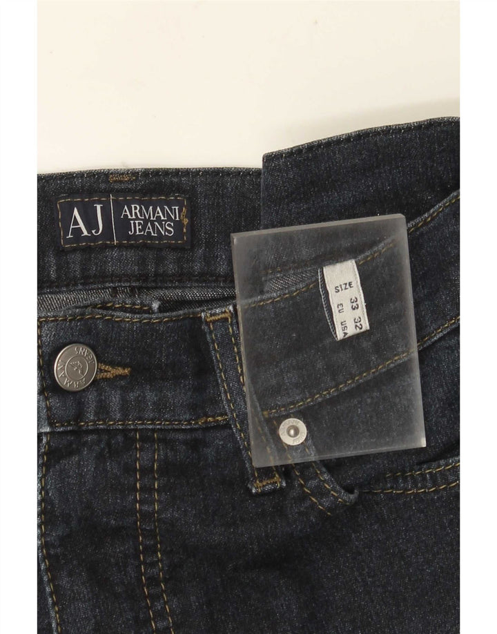 Armani Jeans Womens Straight Jeans W33 L34 Navy Blue
