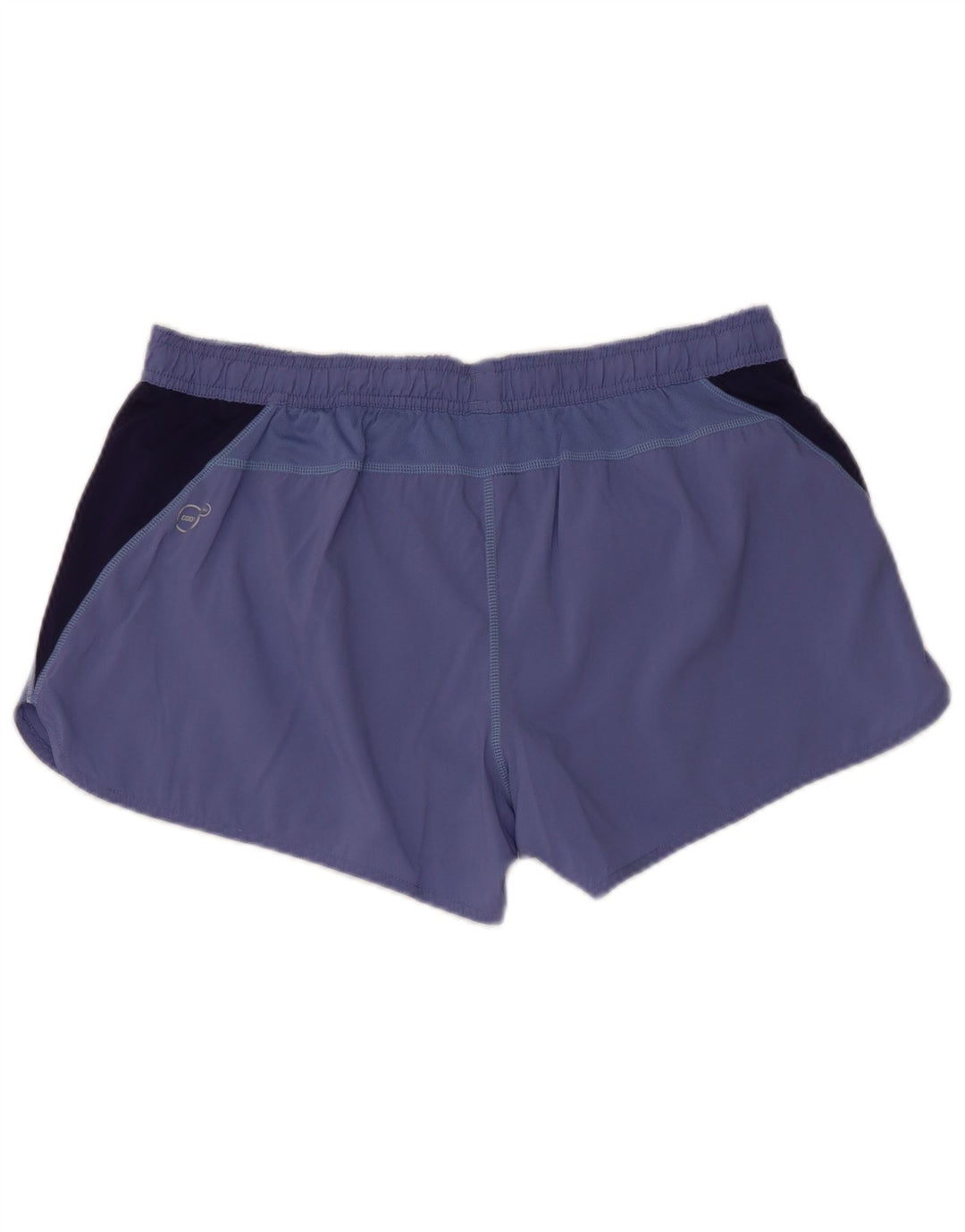 Puma Womens Sport Shorts UK 14 Large Purple Colourblock Polyester