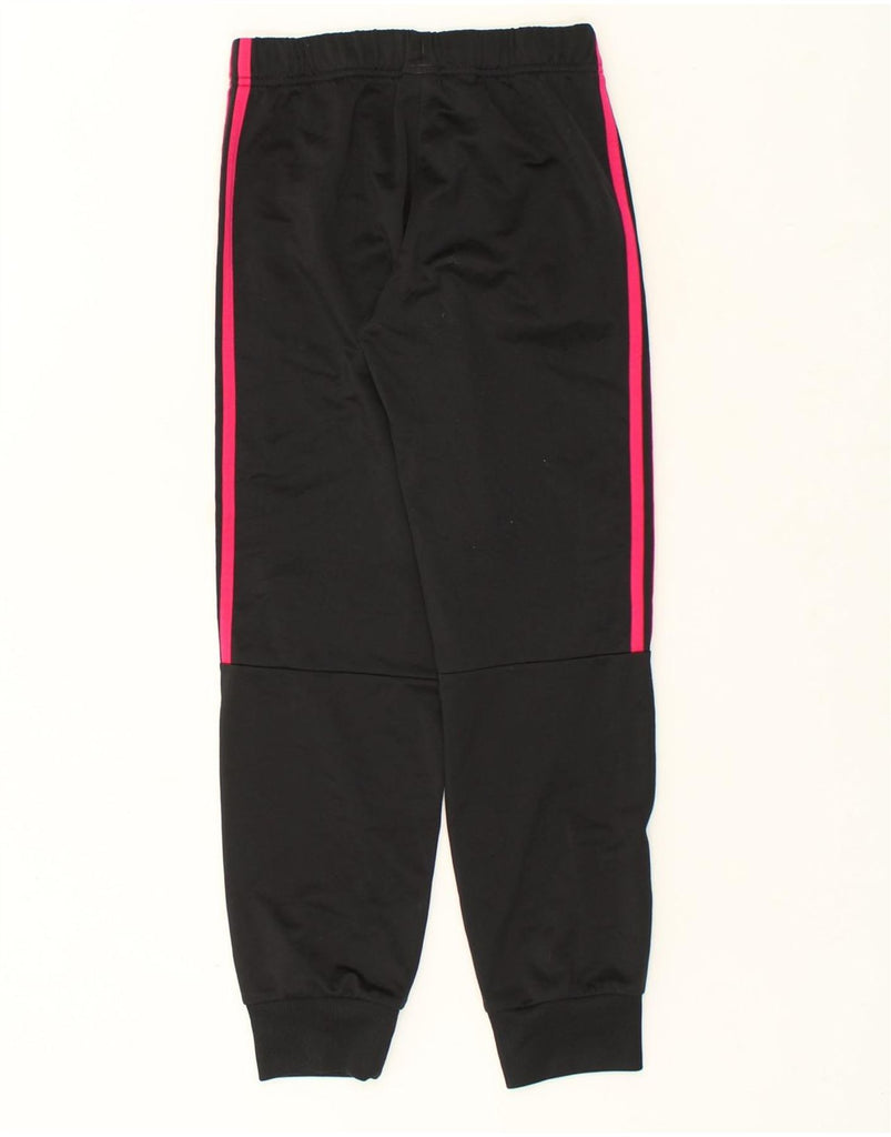 ADIDAS Girls Tracksuit Trousers Joggers 11-12 Years Black Polyester | Vintage Adidas | Thrift | Second-Hand Adidas | Used Clothing | Messina Hembry 