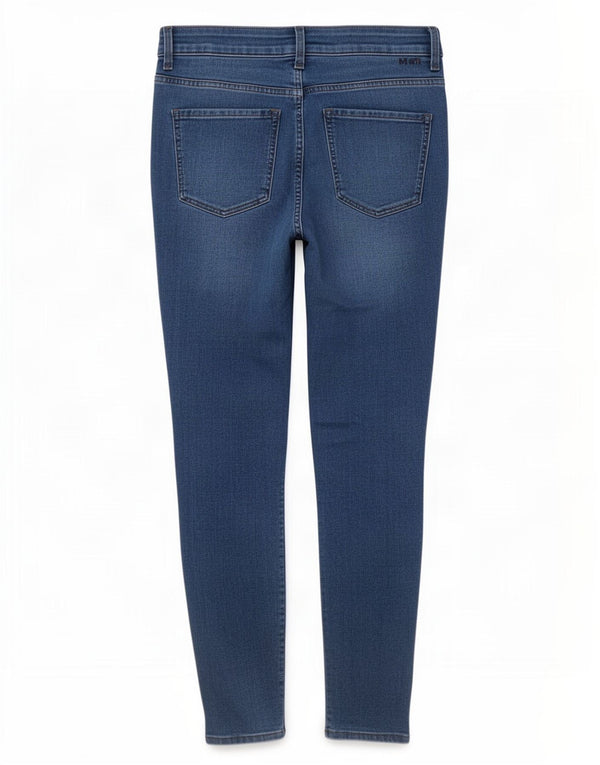 Marks & Spencer Womens The Ivy Skinny Jeans UK 14 Large W34 L29 Blue Cotton