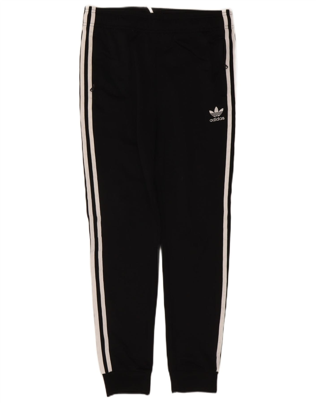 Adidas Boys Tracksuit Trousers Joggers 13-14 Years Black Polyester