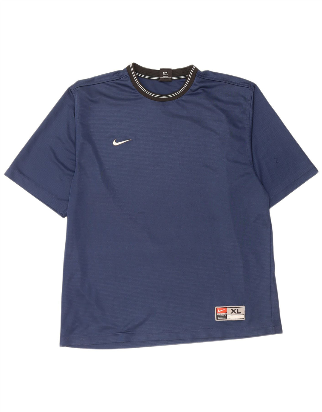 Nike Mens T-Shirt Top UK 45/47 XL Navy Blue Polyester