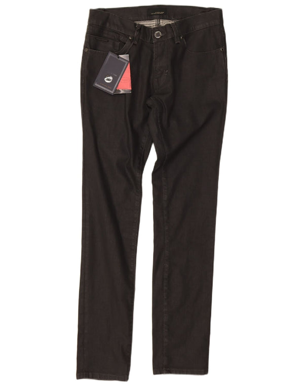 Zara Mens Low Waist Skinny Jeans EU 31 Medium W31 L31 Black Cotton