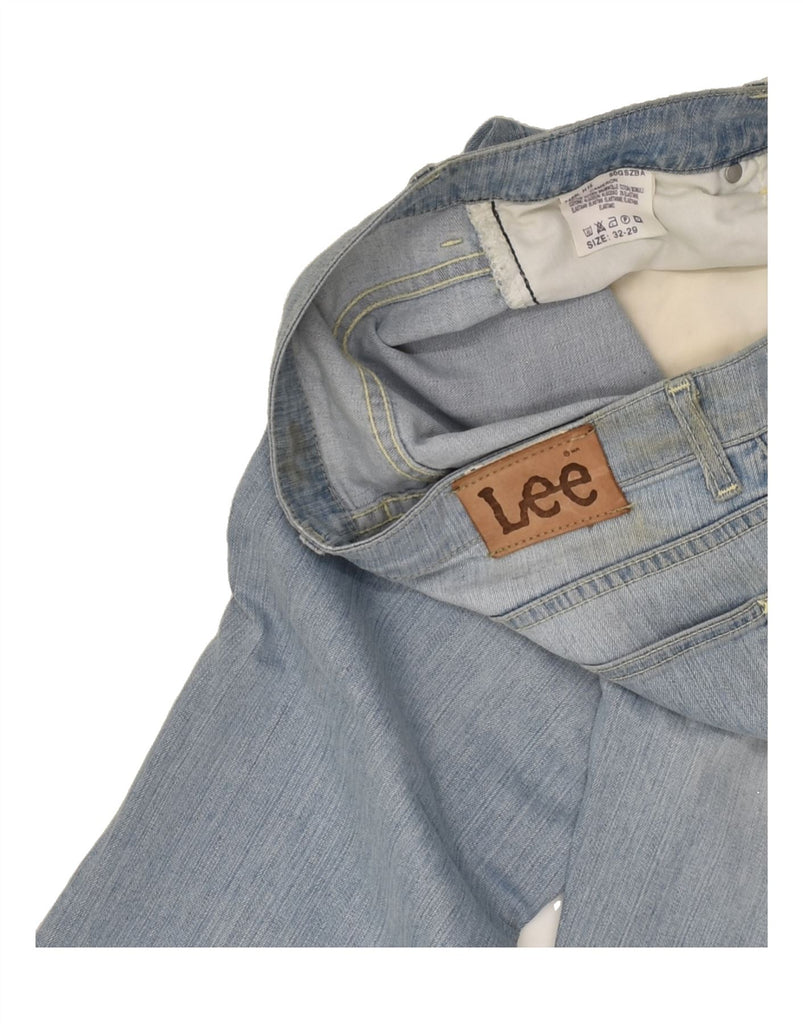 LEE Mens Straight Jeans W32 L29  Blue Cotton | Vintage Lee | Thrift | Second-Hand Lee | Used Clothing | Messina Hembry 