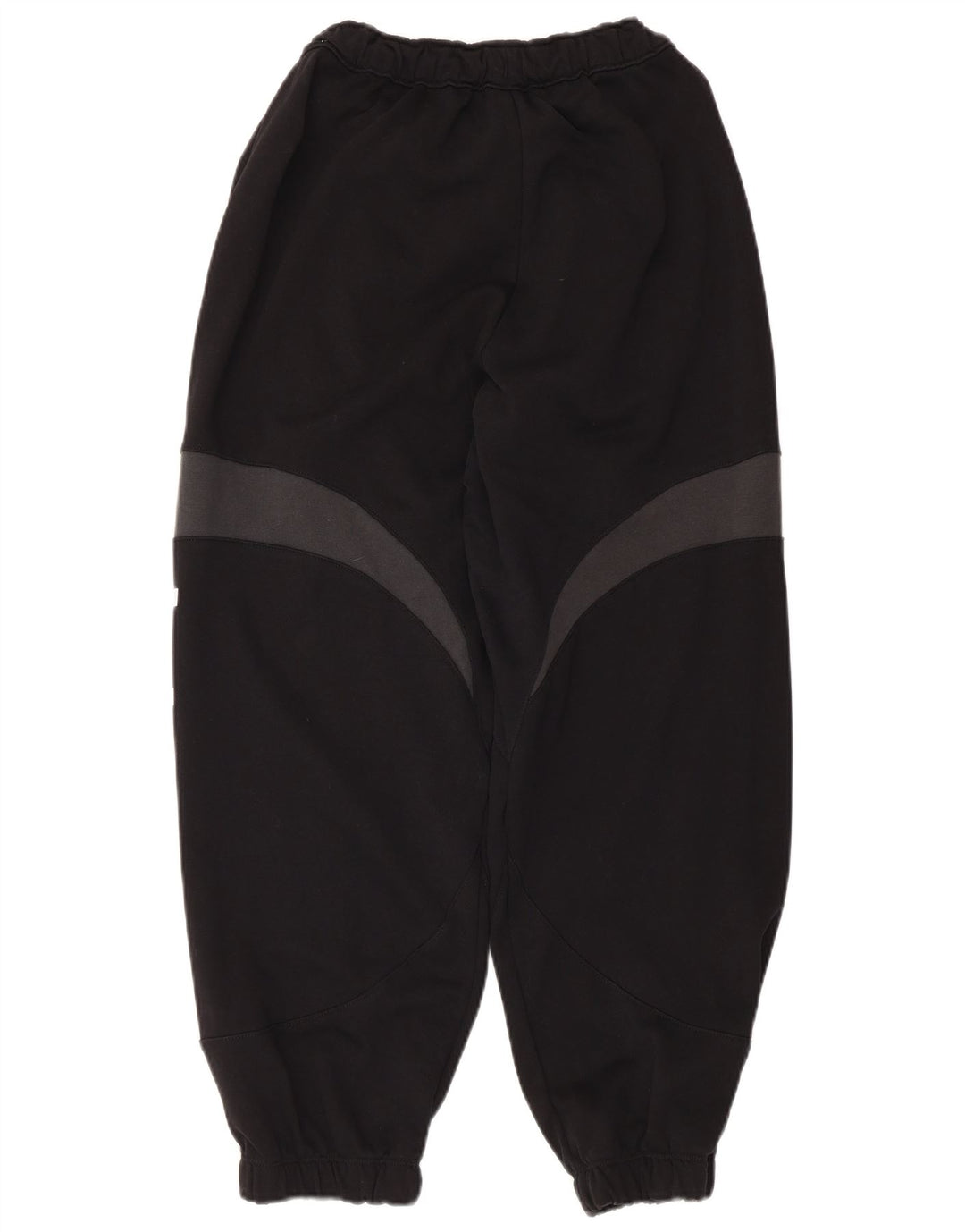Nike Womens Tracksuit Trousers Joggers UK 14 Medium Black Colourblock