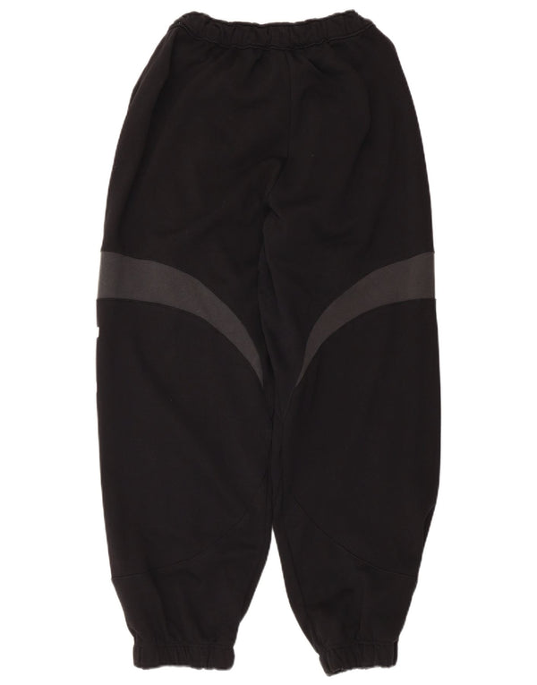 Nike Womens Tracksuit Trousers Joggers UK 14 Medium Black Colourblock