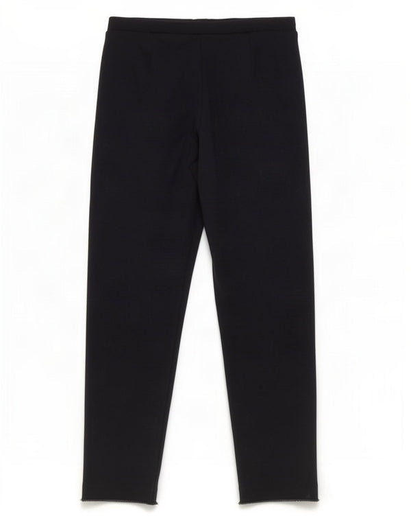 Marks & Spencer Womens Casual Trousers UK 12 Medium W30 L27 Navy Blue