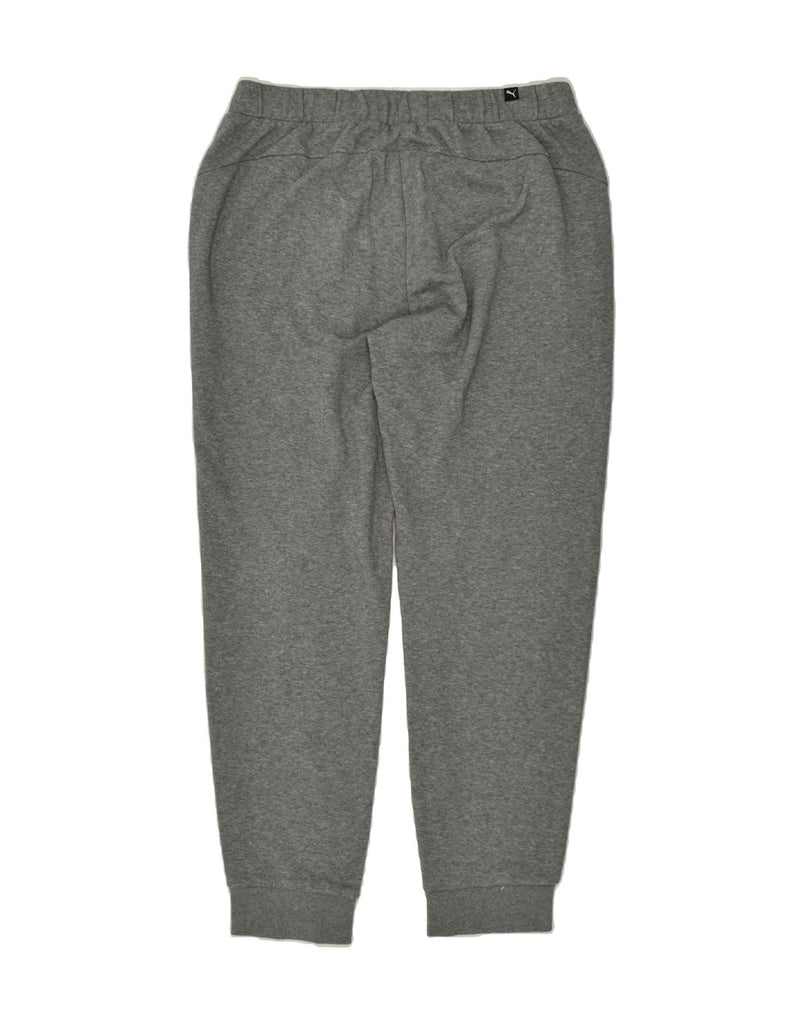 PUMA Mens Tracksuit Trousers Joggers Large Grey Cotton | Vintage Puma | Thrift | Second-Hand Puma | Used Clothing | Messina Hembry 