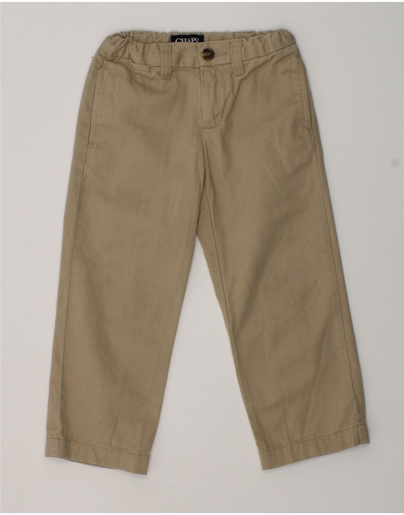 CHAPS Boys Straight Chino Trousers 2-3 Years W20 L15  Brown Cotton | Vintage Chaps | Thrift | Second-Hand Chaps | Used Clothing | Messina Hembry 