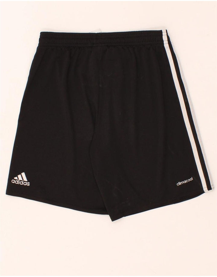 ADIDAS Boys Juventus Sport Shorts 11-12 Years  Black Polyester Vintage Adidas and Second-Hand Adidas from Messina Hembry 