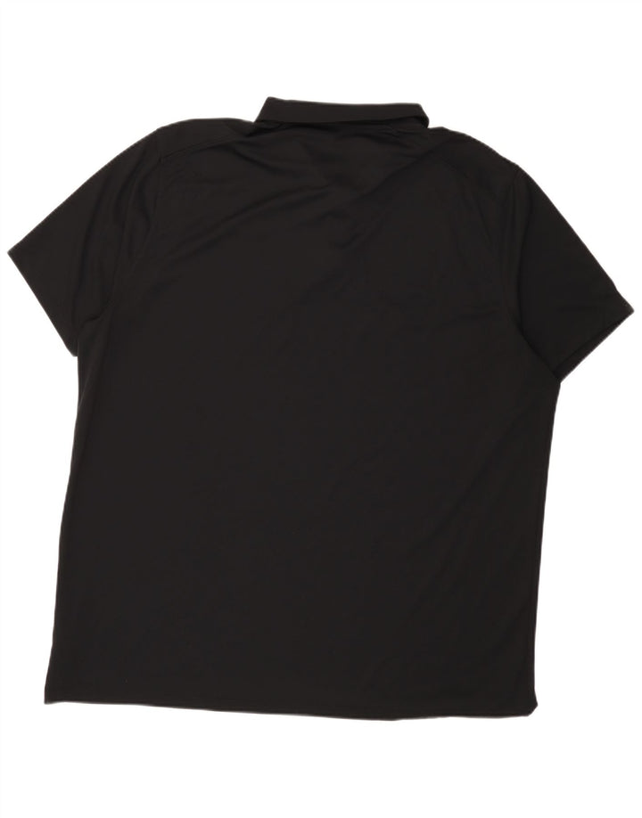 Nike Mens Polo Shirt 2XL Black Polyester