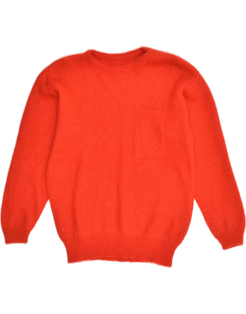 VINTAGE Womens Crew Neck Jumper Sweater UK 12 Medium Red | Vintage Vintage | Thrift | Second-Hand Vintage | Used Clothing | Messina Hembry 